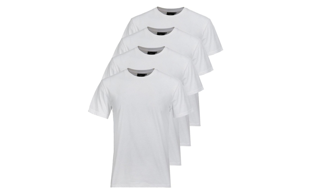 Switcher 4er-Pack Unisex T-Shirt Max Blanc, L