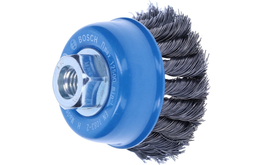 Bosch Professional Brosse boisseau Fil d'acier torsadé, 75 mm