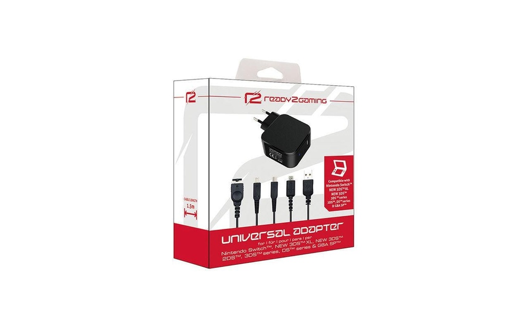 GAME Bloc d’alimentation pour Nintendo Switch/DS Series/GBA