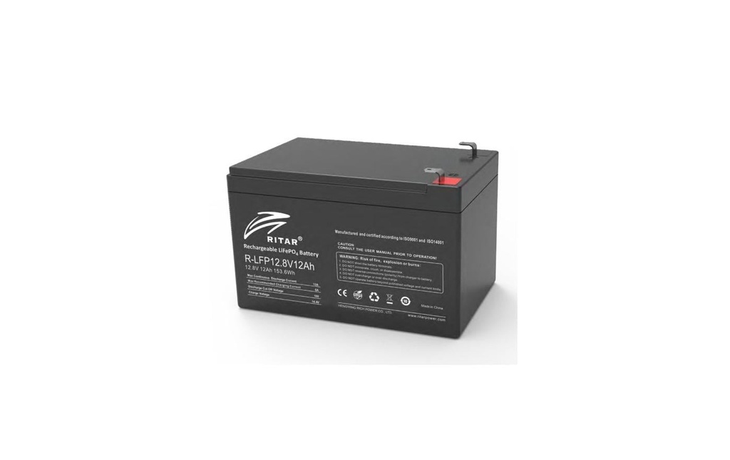 Ritar Batterie LiFePO4 12.8 V 12Ah