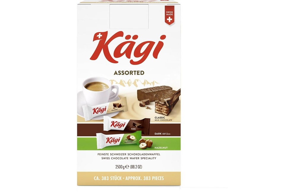 Kägi fret Barres de chocolat Minis Assorted 2500 g