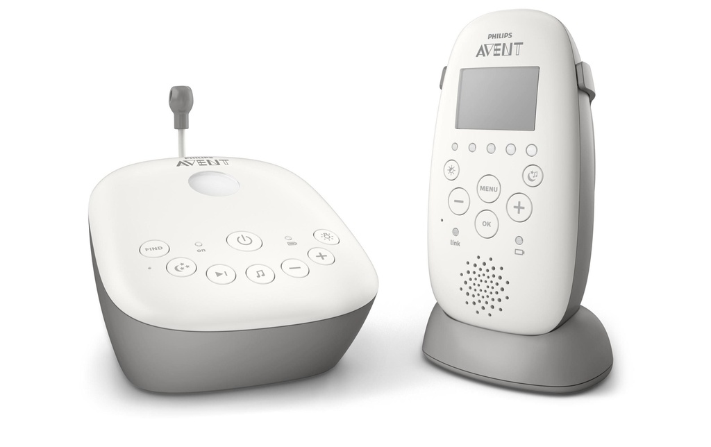 PHILIPS AVENT Babyphone Smart-Eco avec projecteur ciel étoilé SCD733/26