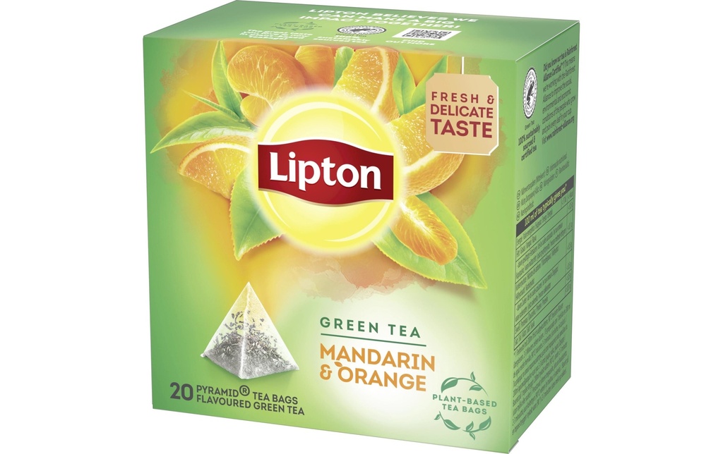 Lipton Sachet de thé Mandarine verte & orange 20 Pièce/s