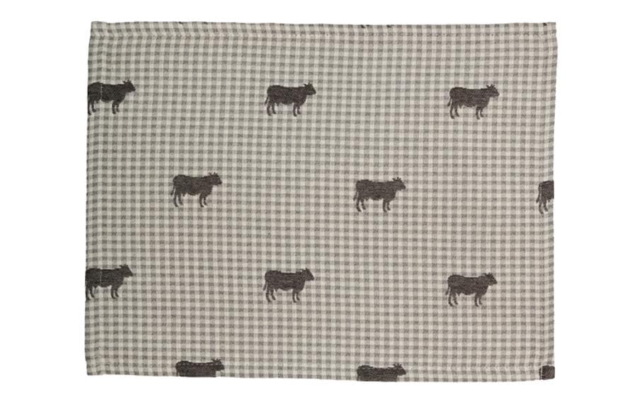 Hubatka Set de table Bella 35 cm x 45 cm, Gris