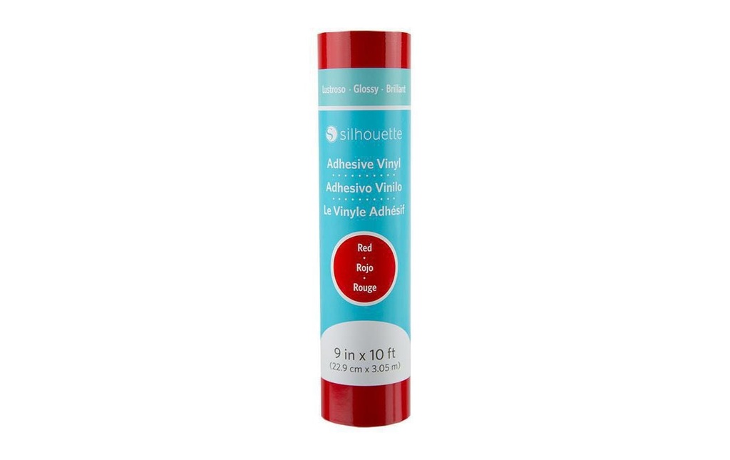 Silhouette Film de vinyle Glossy 22.9 cm rouge