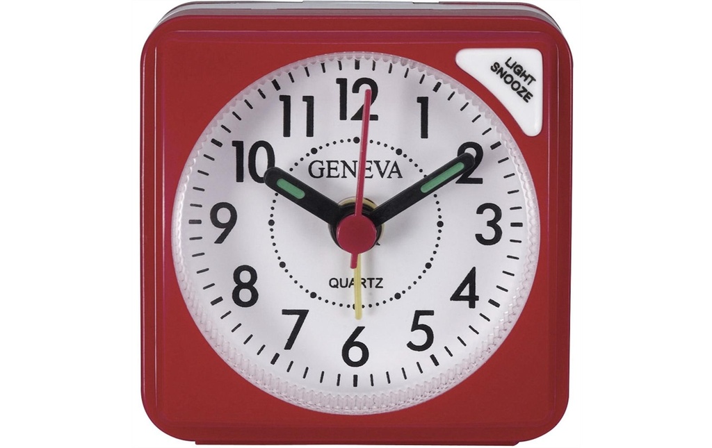 Technoline Réveil classique Modèle S Rouge