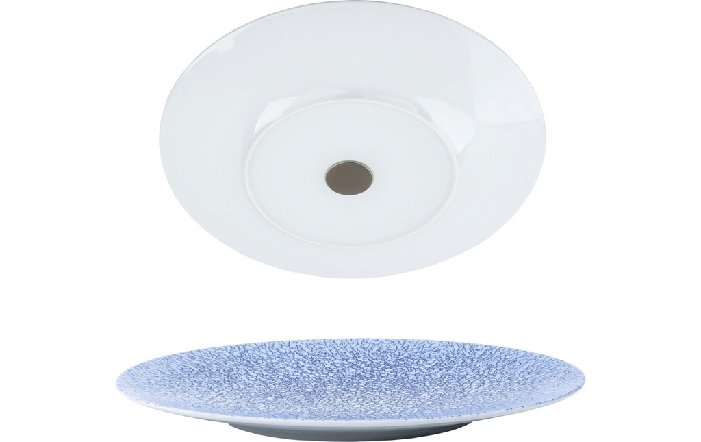 Silwy Assiette magnétique Bleu