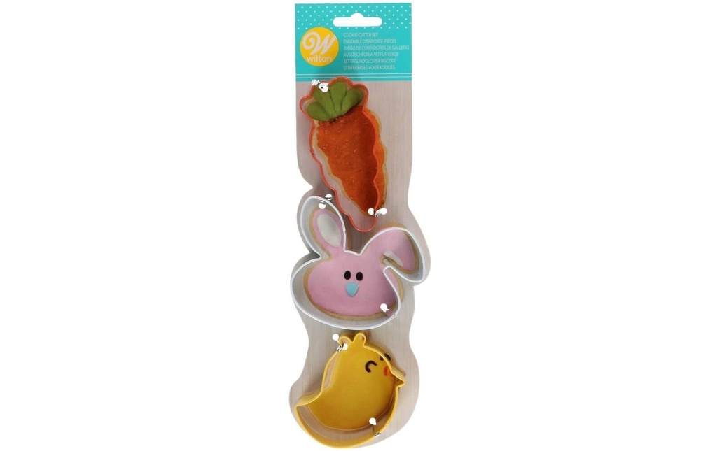 BackshopSchweiz Emporte-pièce pour biscuits Wilton Pâques 3 pièces