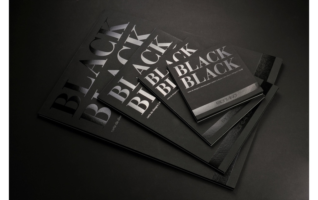 FABRIANO Bloc papier dessin A3 noir (20 pces)
