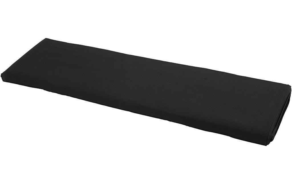 Creativ Company Tissu 145 cm x 1000 cm, Noir