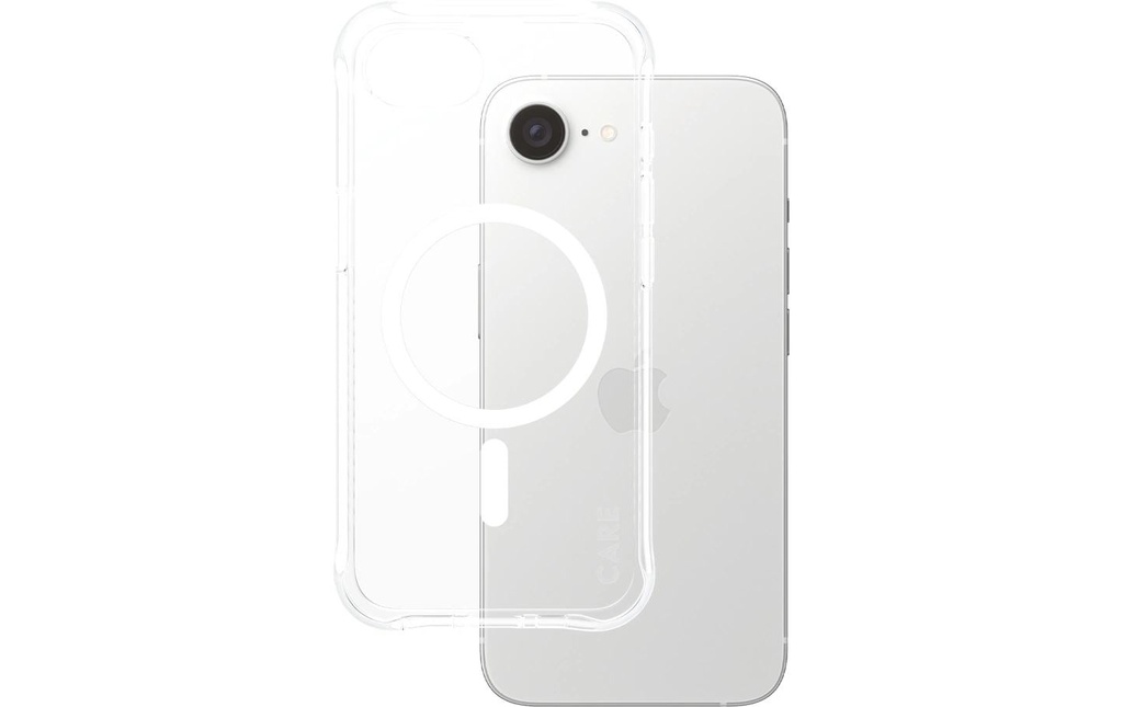 CARE Coque arrière Fashion Case Samba iPhone 17e/16e Transparent
