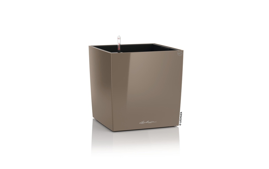 Lechuza Pot de fleur Cube 40 beige