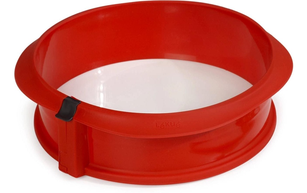 Lékué Moule à charnière avec plaque en céramique, silicone / céramique, 23 cm