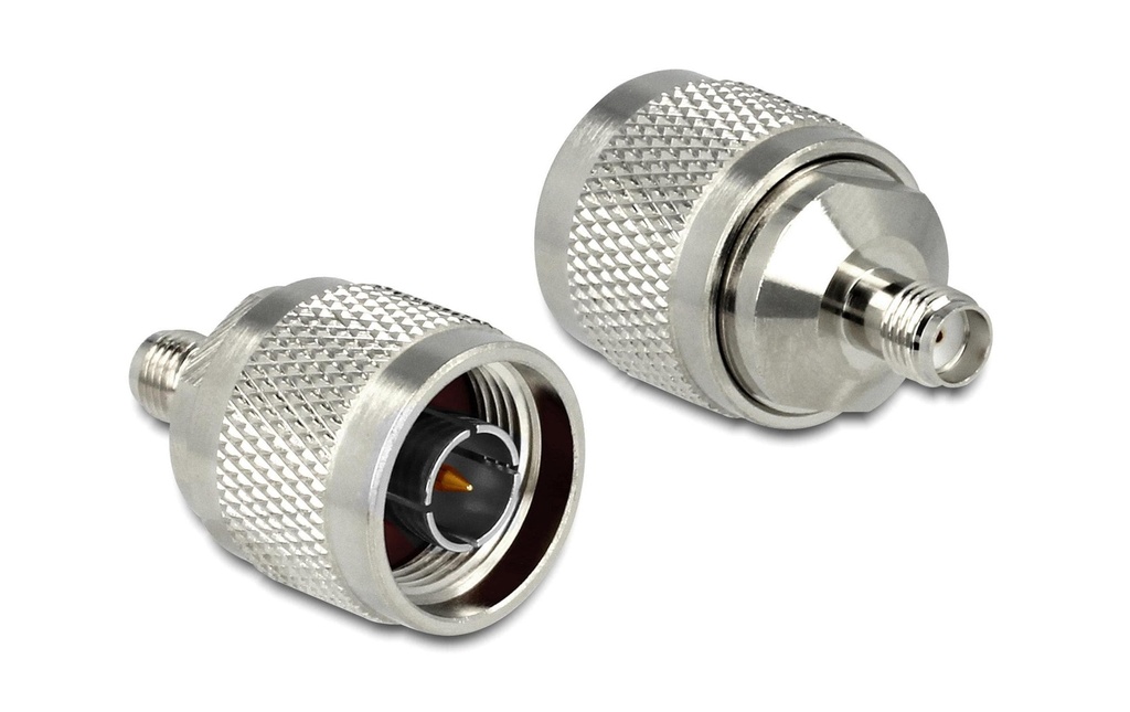 Delock Adaptateur d’antenne N-Type Connecteur (m) - SMA Douille (f)