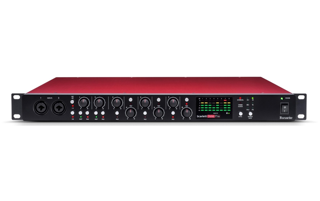 Focusrite Pré-amplificateur pour microphone Scarlett OctoPre