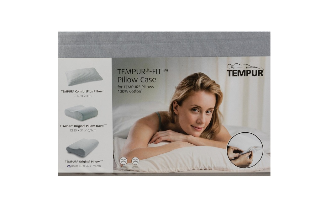 Tempur Taie d’oreiller Original Junior Gris clair