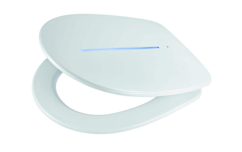 diaqua® Siège de toilette Sidney LED, blanc