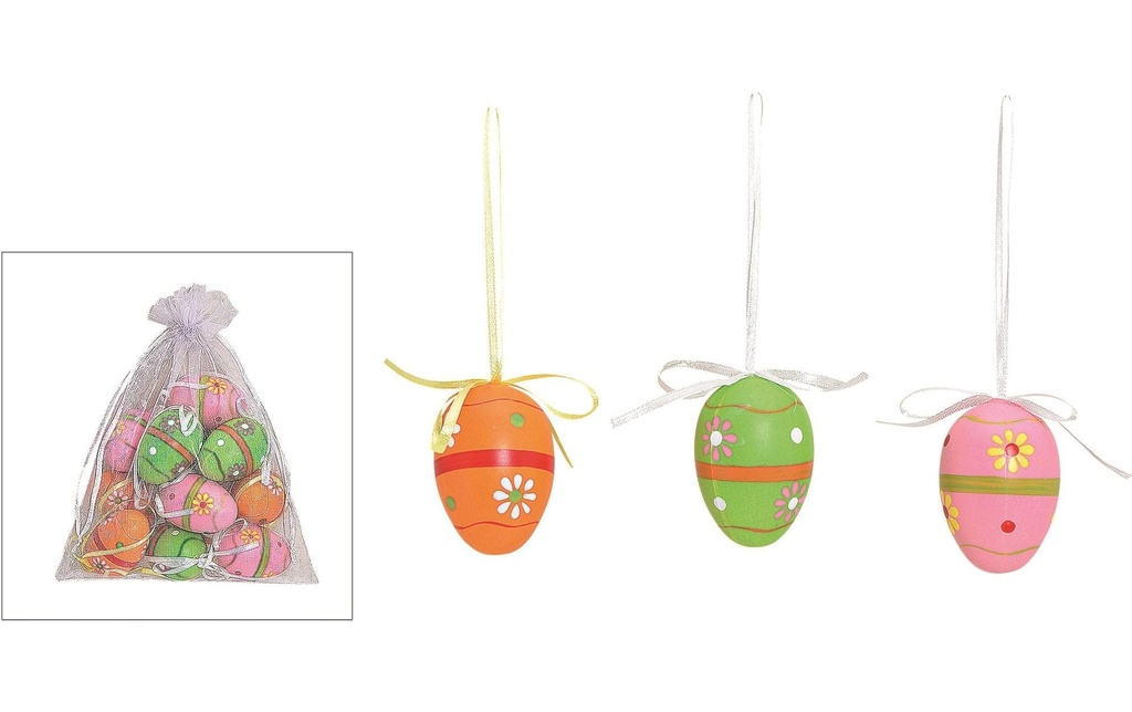 G. Wurm Oeufs de Pâques 12 pièces Multicolore
