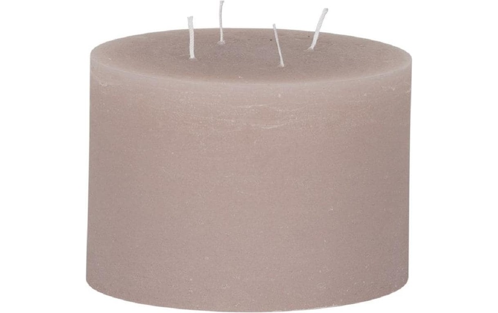 Weizenkorn Bougie multi-mèches Ice 10 cm x 14 cm, Rose pâle, 1 Pièce/s