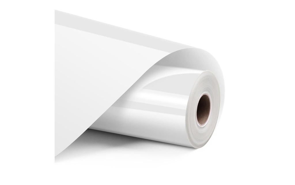 LOKLIK Vinyle adhésif permanent Rôle, 1 Pièce/s, Blanc