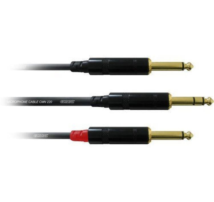 Cordial Câble audio jack 6.3 mm - jack 6.3 mm 0.9 m