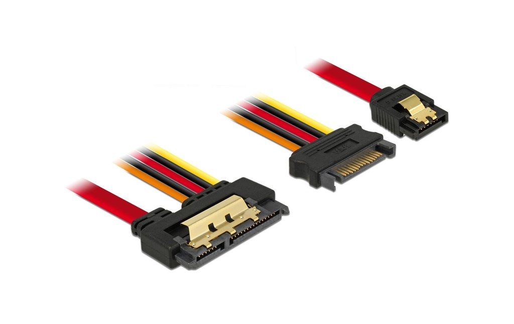 Delock Câble combiné SATA3 Alimentation SATA, 30 cm
