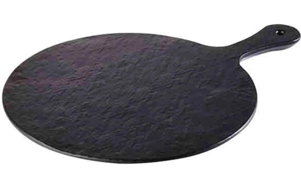 APS Plateau de service Slate Rock 30 cm, noir