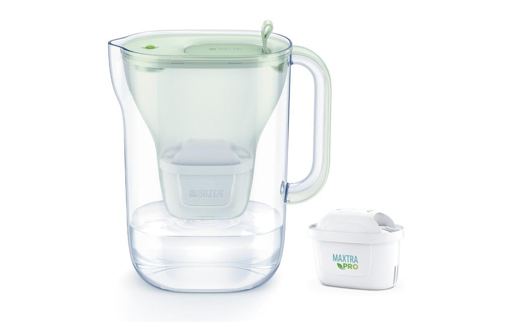 BRITA Carafe filtrante Style eco vert clair incl. 1x cartouche Maxtra Pro