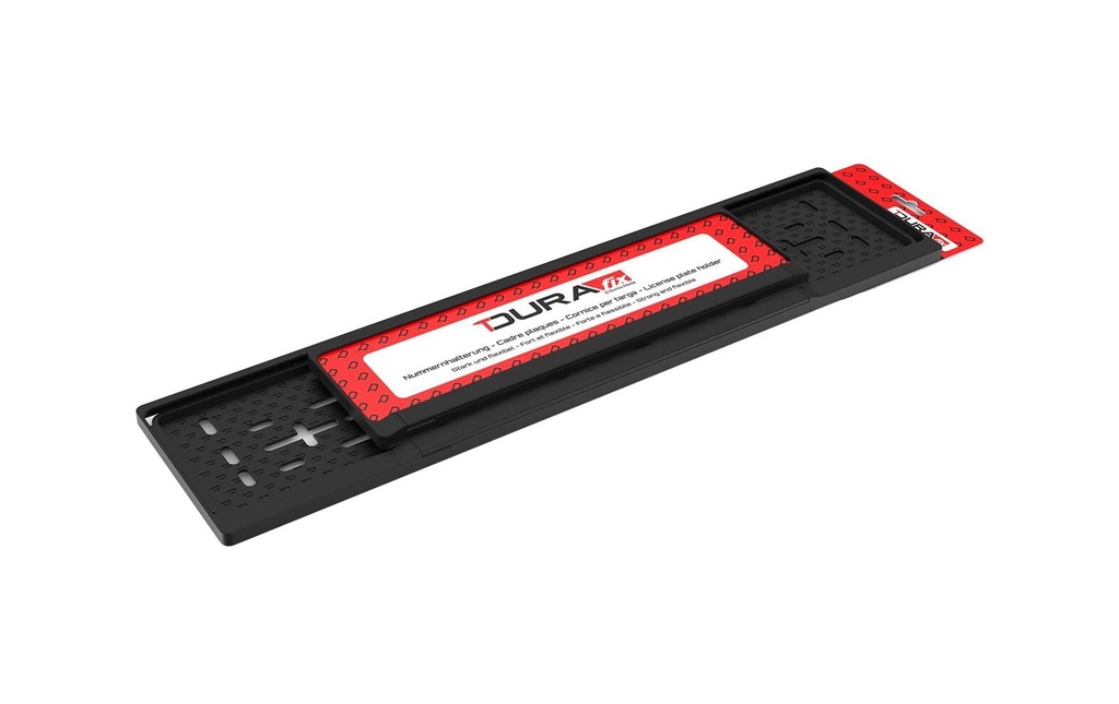 DURAfix Jeu de cadres à numéros en plastique noir, 30 × 8 cm/50 × 11 cm