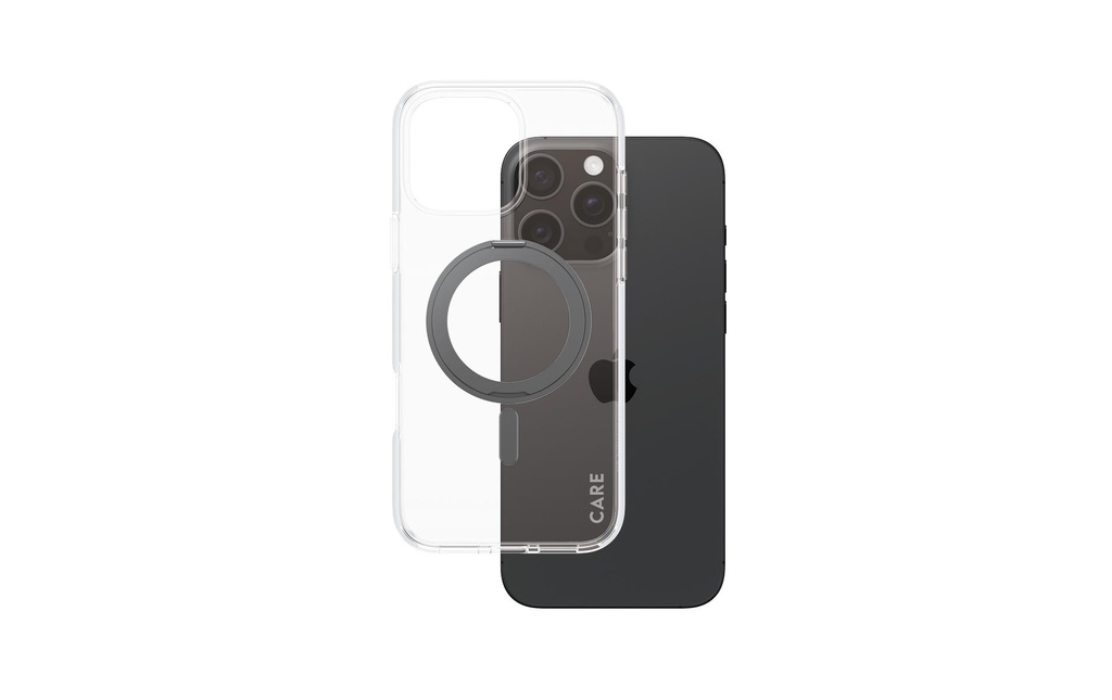 CARE Coque arrière Feature Kickstand iPhone 16 Pro Max Noir