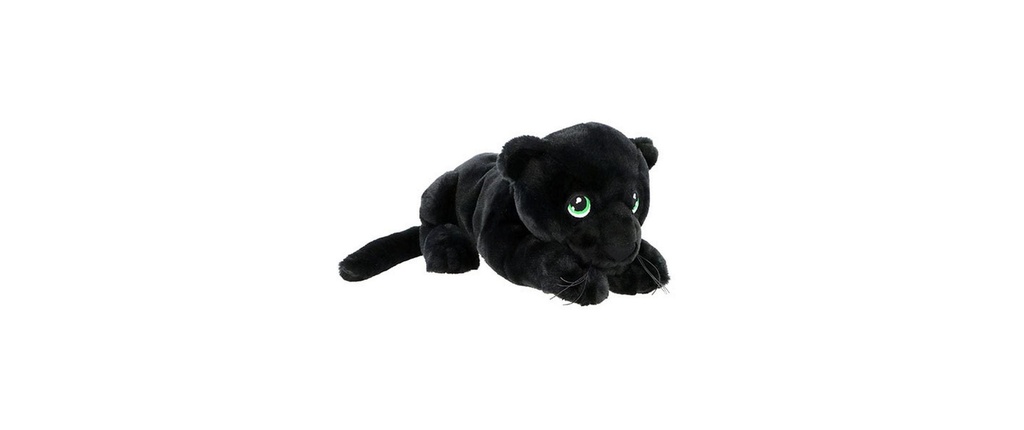 Keeleco Animal en peluche Panthère noire 25 cm