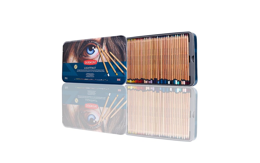 Derwent Crayons de couleur Lightfast 72 pièces
