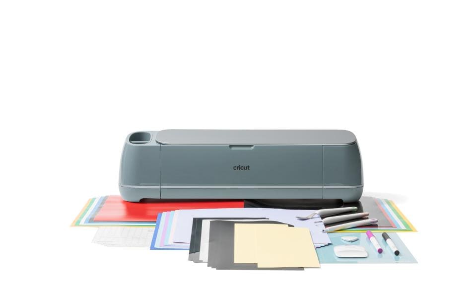 Cricut Traceur de découpe Maker 4 Essential Bundle Bleu Sauge