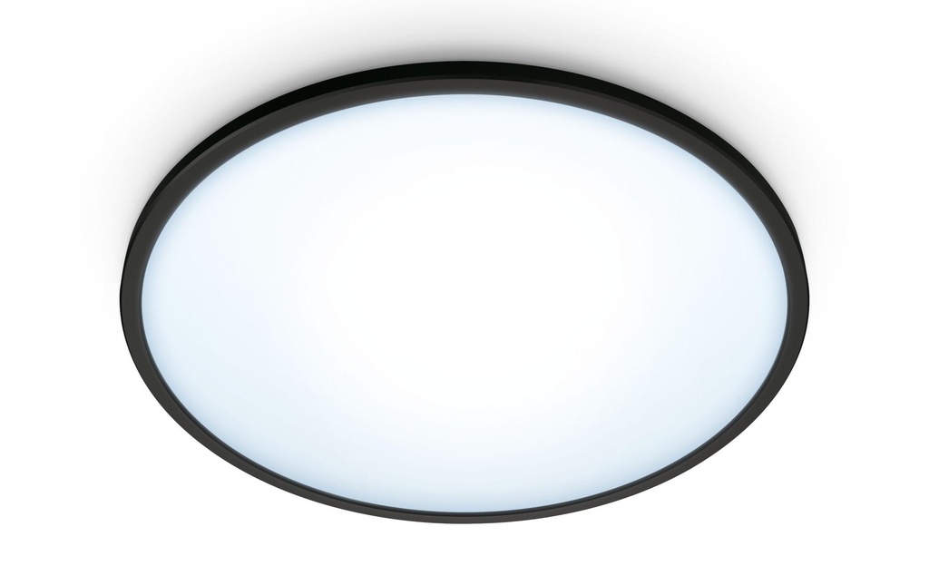 WiZ Plafonnier SuperSlim 16W Tunable White noir pack individuel