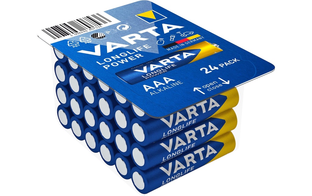 Varta Pile Longlife Power AAA , 24 Pièce/s