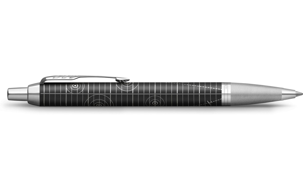 Parker Stylo bille IM moyen (M), Noir/Argenté