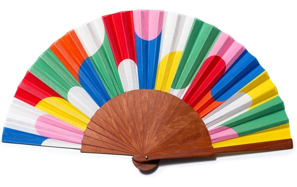 AFO - A FAN OF Éventail manuel- Playground 42 cm