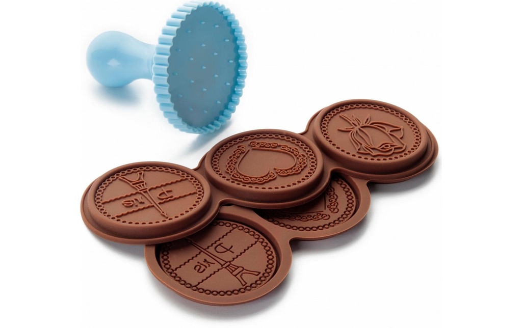 Ibili Emporte-pièce pour biscuits Petits beurre rond 7 cm