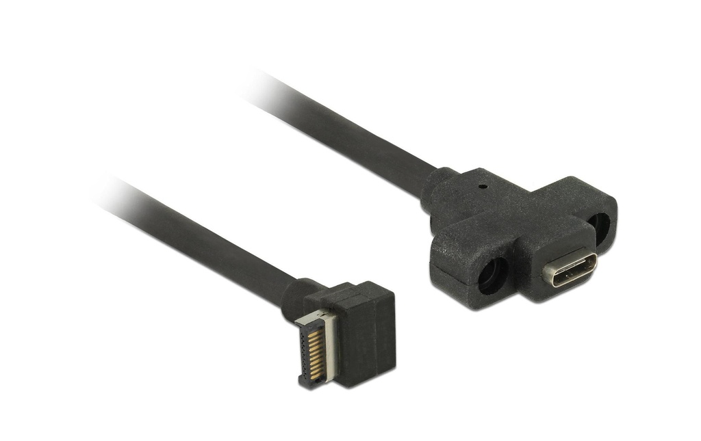 Delock Câble embase à broches USB3.0 USB 3.1 Gen2 - USB-KeyA pour l'installation