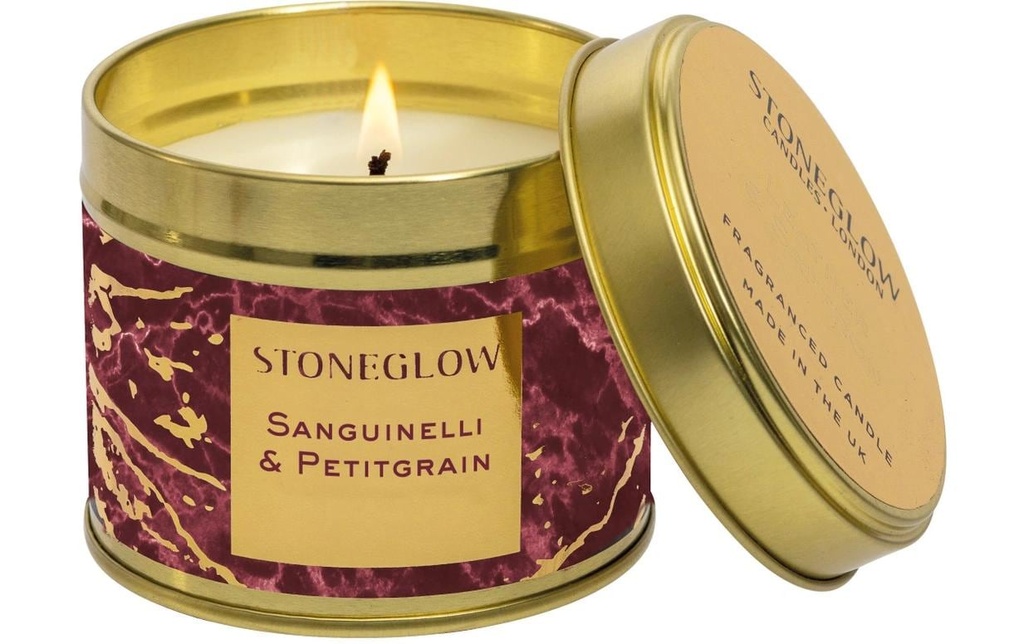 Stoneglow Bougie parfumée Sanguinelli & Petitgrain 135 g