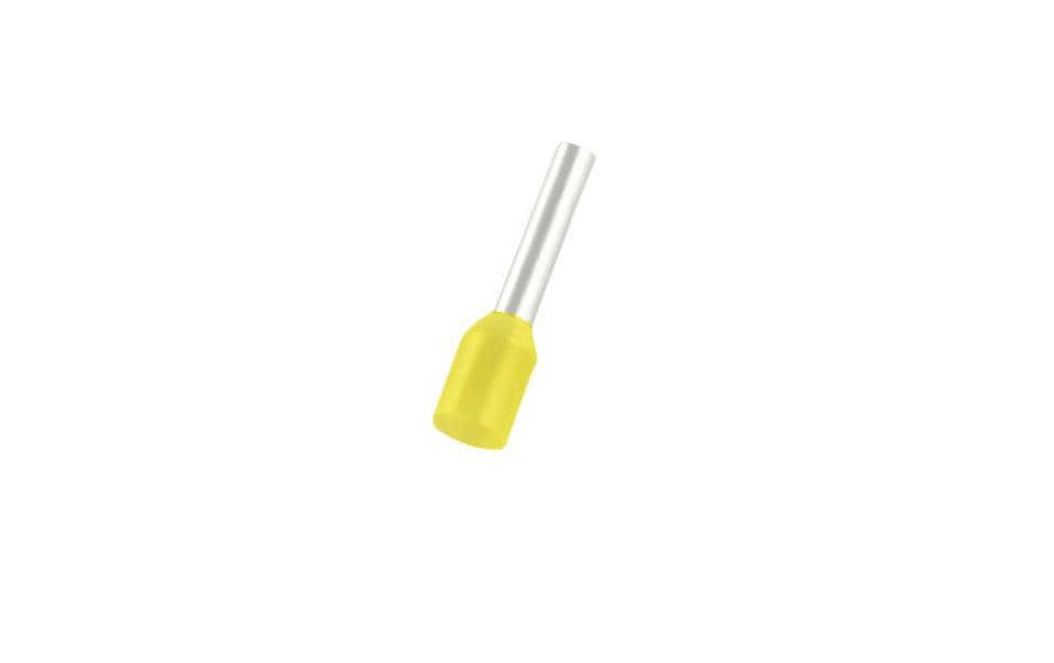 Weidmüller Cosses terminales H1.0/14 BD Jaune, 500 Pièce/s