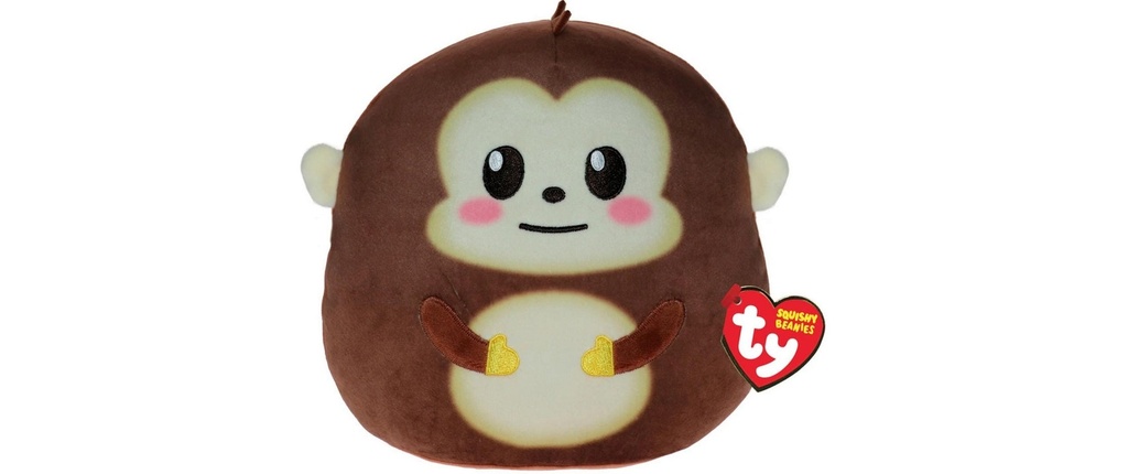 Ty Oreiller Squishy Beanie Matteo 35 cm, Brun