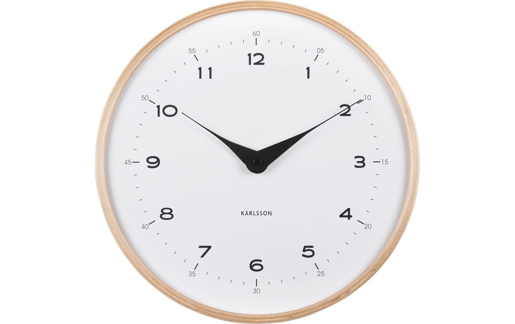 KARLSSON Horloge murale Osado Dome 30 cm, Blanc