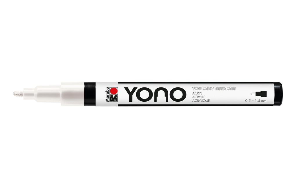 Marabu Marqueur acrylique YONO 0.5 - 1.5 mm Blanc