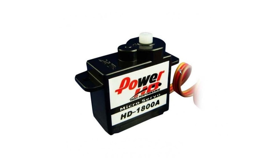 PowerHD Micro servo HD-1800A 1.3 kg, 0.08s, analogique