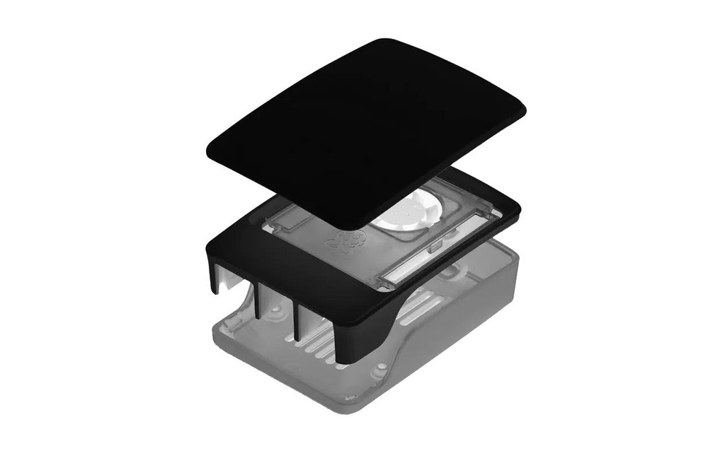 Raspberry Pi Boîtier SC1160 avec ventilateur Noir, Raspberry Pi 5