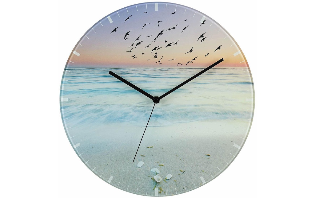 TFA Dostmann Horloge murale Sunset Ø 30 cm, Multicolore