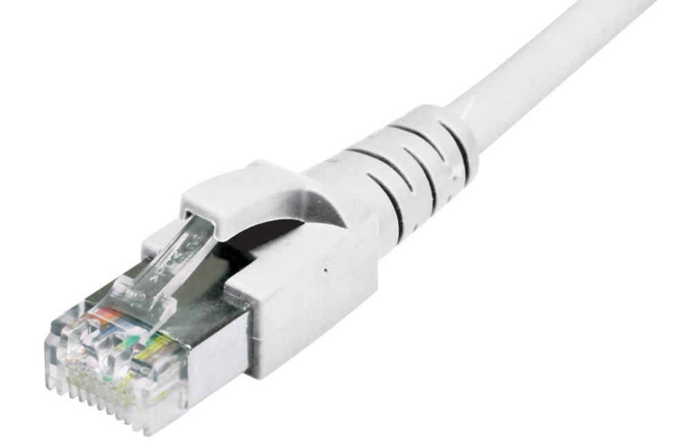 Dätwyler IT Infra Câble patch RJ-45 - RJ-45, Cat 6A, S/FTP, 20 m, Blanc