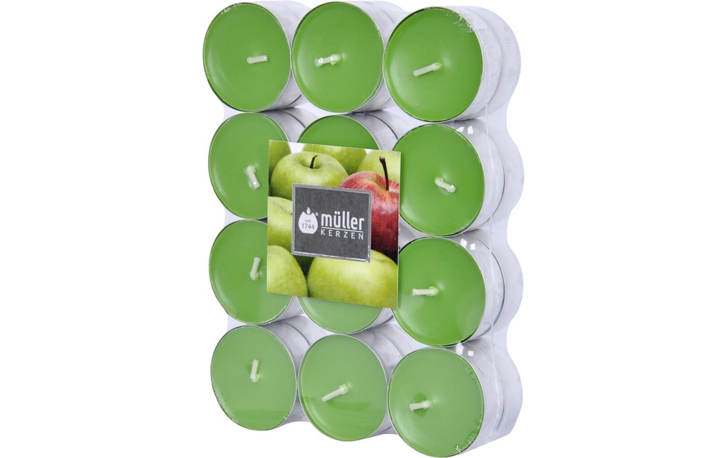 müller Kerzen Bougie parfumée Juicy Apple 24 pièces