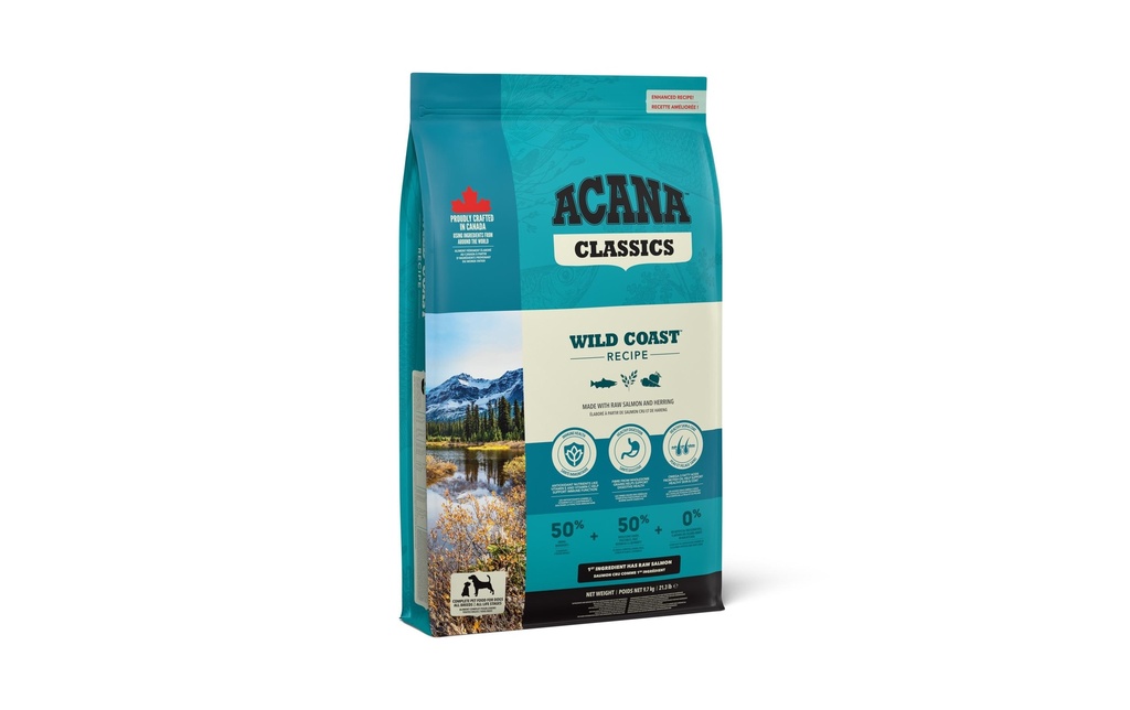 Acana Alimentation sèche Classics Wild Coast Recipe, 9.7 kg